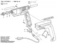 Bosch 0 603 264 003 Pkp 15 E Glue Gun 220 V / Eu Spare Parts